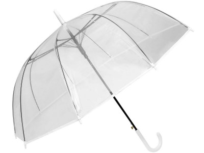 Прозрачный зонт трость Robin, 10 спиц, полуавтомат, арт.3008